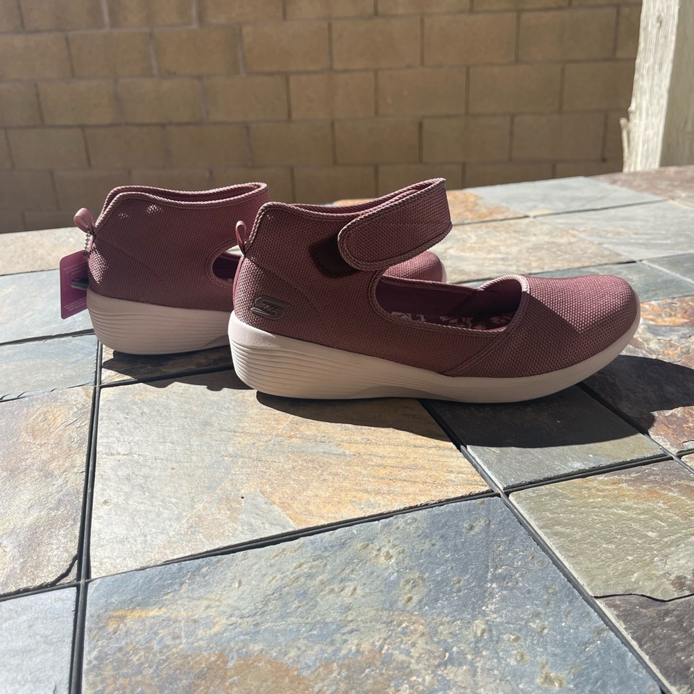 Women’s Skechers Flex Maryjane w/ Memory Foam, Pink, sz 9, NEW In Box - Picture 4 of 6